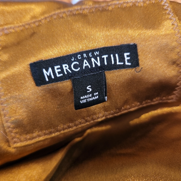 J.Crew Mercantile Women's Gold Zip-Up Fleece Jacket- Size Small - Picture 7 of 7